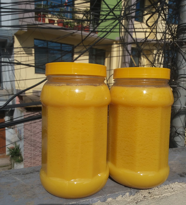 illame pure ghee on sunlight